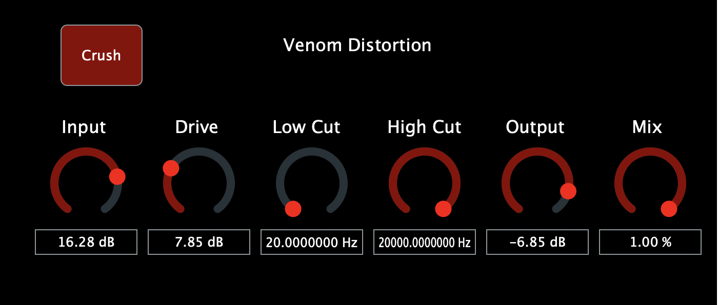Venom_Distortion_Plugin